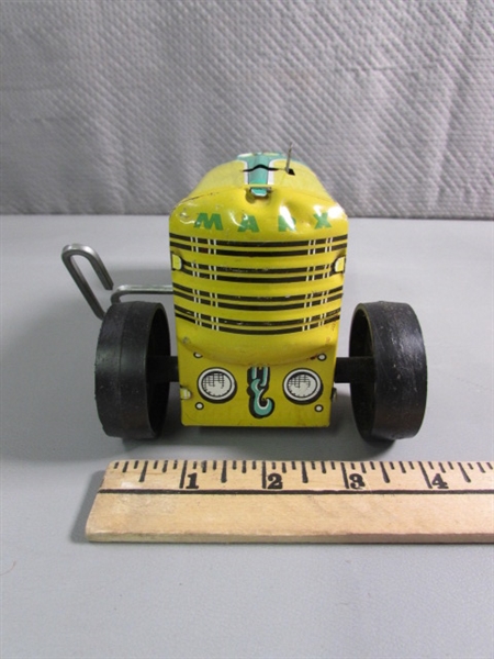 VINTAGE TIN WIND-UP MARX 5 TRACTOR TOY