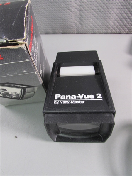 PANA-VUE SLIDE VIEWER, MICRO-CASSETTES, SPLICER, INVERTER AND MORE