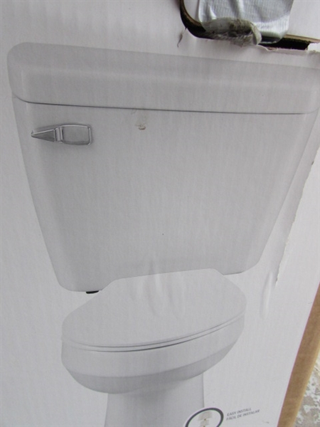 KOHLER 1.6 GALLON WHITE TOILET - USED