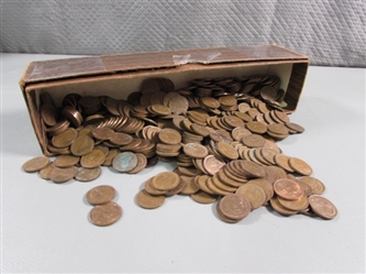 LARGE ASST OF FOREIGN COPPER COINS