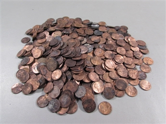 3+ POUNDS OF COPPER US PENNIES