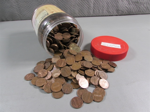 9+ LBS COPPER US PENNIES