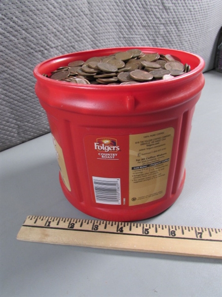 1959-1982 COPPER US PENNIES - 20+ LBS