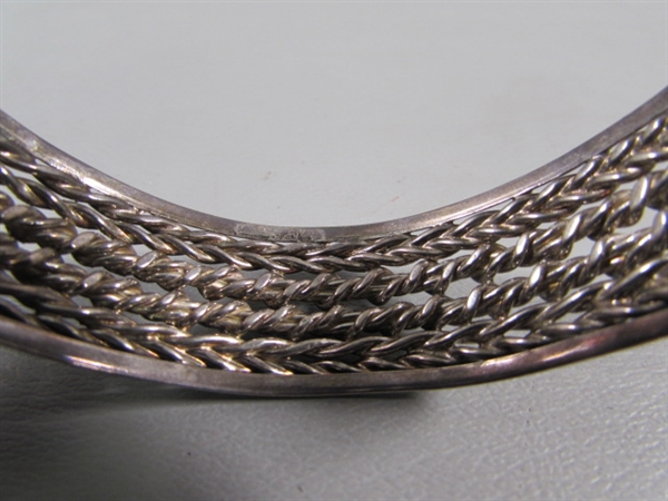 STERLING SILVER CUFF BRACELET BY NANCY DAWSON - CANADA