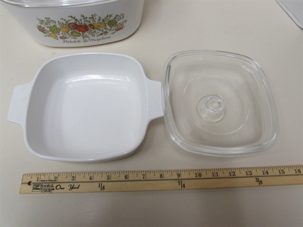 CORNING WARE MARJOLAINE SPICE OF LIFE COOKWARE