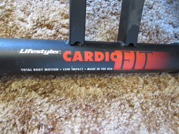 LIFESTYLE CARDIO FIT WORKOUT MACHINE & OTHER EXERCISE ITEMS