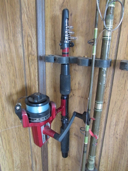 TELESCOPING FISHING ROD & OTHERS
