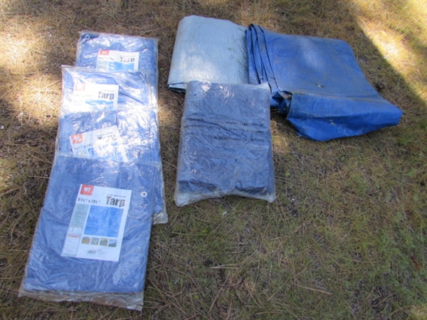 NEW & USED TARPS & MOVERS BLANKET