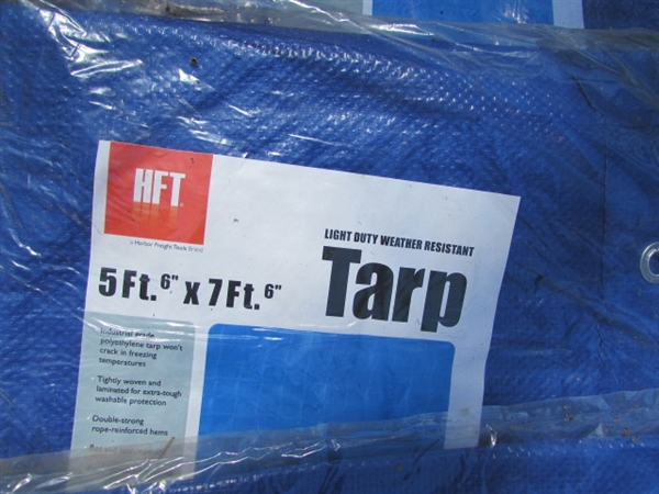 NEW & USED TARPS & MOVERS BLANKET