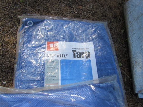 NEW & USED TARPS & MOVERS BLANKET