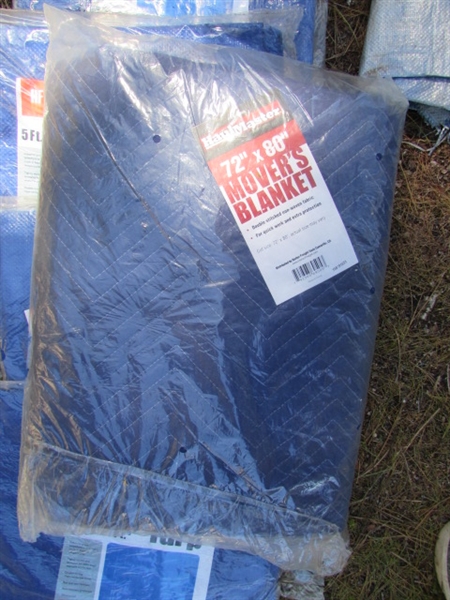 NEW & USED TARPS & MOVERS BLANKET