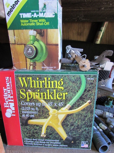 SPRINKLERS & YARD CARE ITEMS