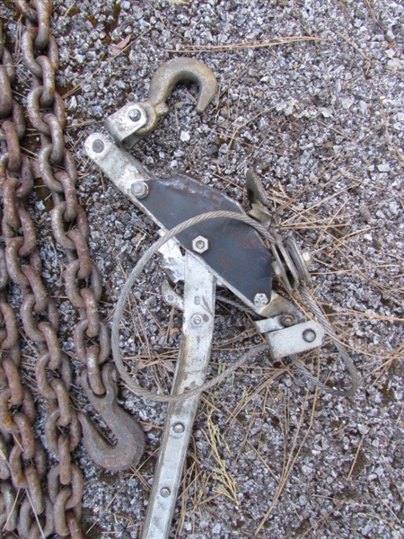 HEAVY DUTY TOW STRAP, TOW CHAIN, BINDERS & STRAP