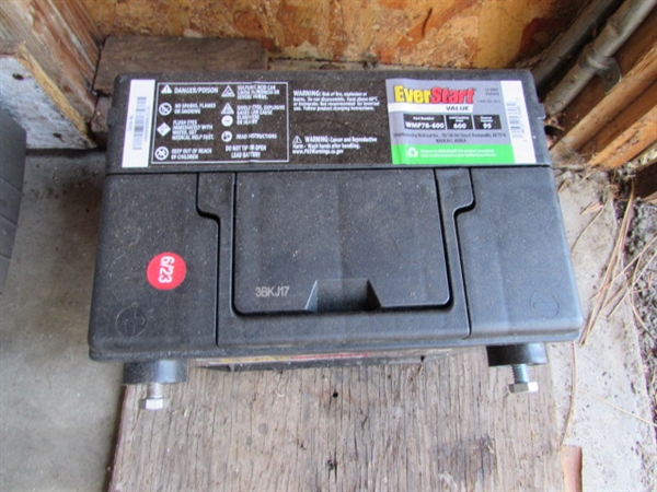 EVERSTART BATTERY DATED 6/23