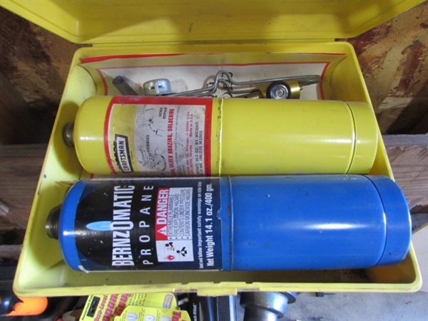 MR. HEATER, TORCH HEADS, CYLINDER GAS & MORE
