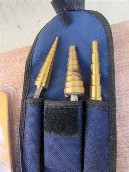 CALIPERS, FEELER GAUGES, STEP DRILL BITS & MORE