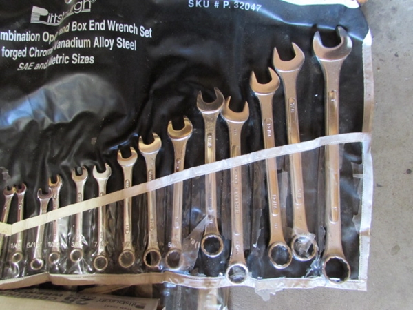 3 COMBINATION WRENCH SETS