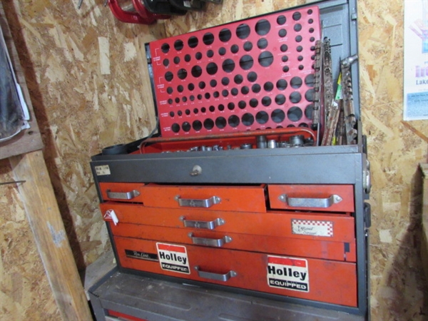 2 PIECE CRAFTSMAN TOOL CHEST WITH TOOLS