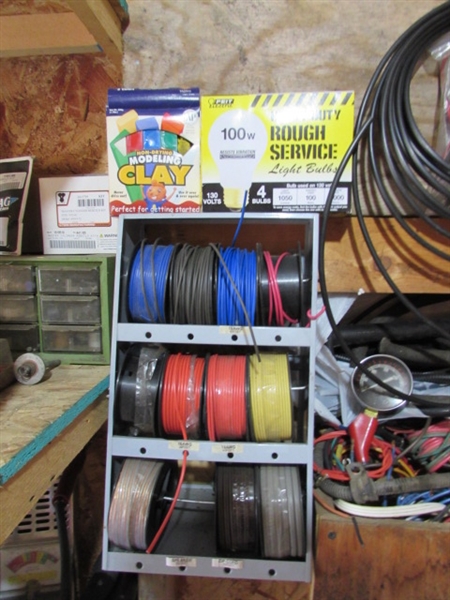 ASSORTED WIRE & ELECTRICAL