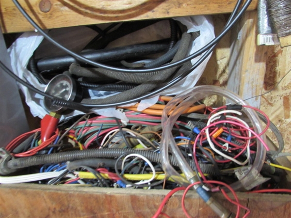 ASSORTED WIRE & ELECTRICAL