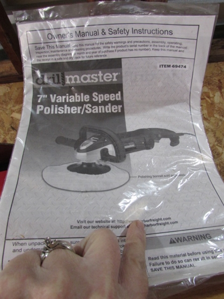 DRILL MASTER ELECTRIC POLISHER/SANDER