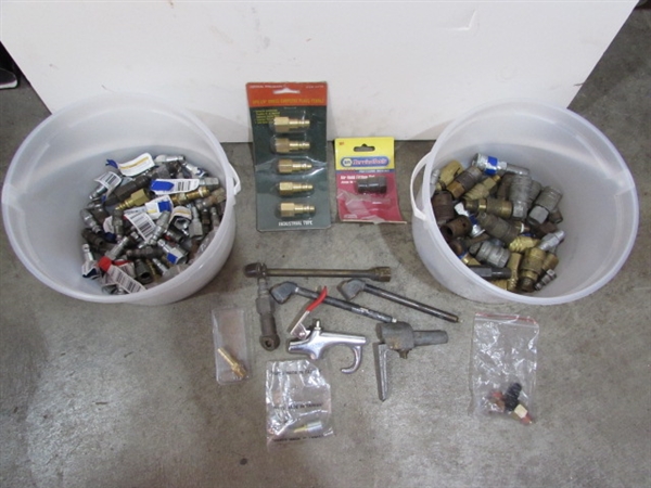 ASSORTED COUPLERS, FITTINGS & MORE