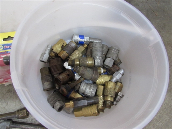 ASSORTED COUPLERS, FITTINGS & MORE