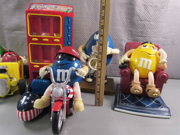 M&M CANDY DISPENSER COLLECTION