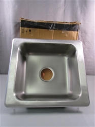 19X17 STAINLESS STEEL SINK - NEW