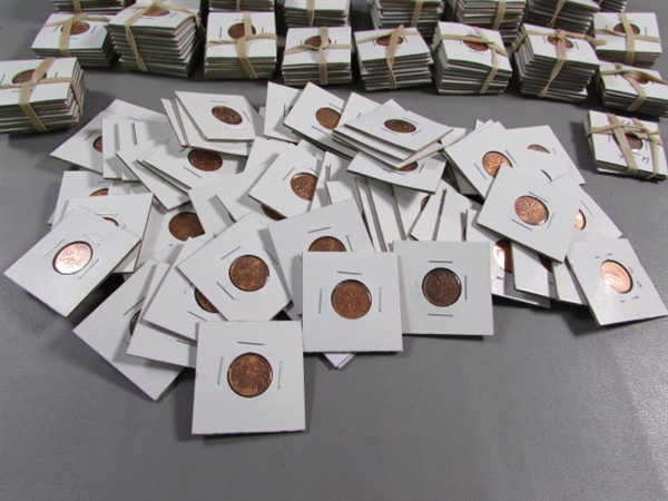 LARGE COLLECTION OF CANADIAN PENNIES