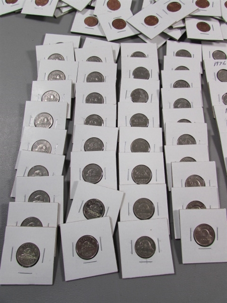 CANADIAN PENNIES, NICKELS, DIMES AND A QUARTER