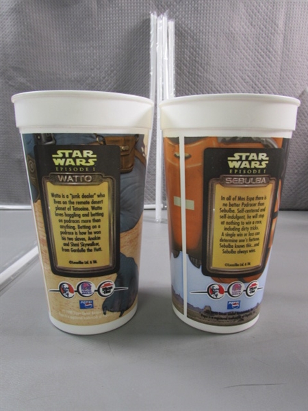 STAR WARS - EPISODE 1 DRINK TOPPERS & COLLECTIBLE TOYS