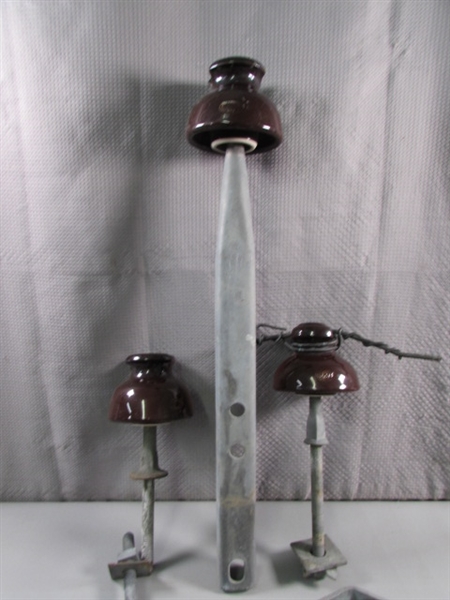 5 CERAMIC INSULATORS