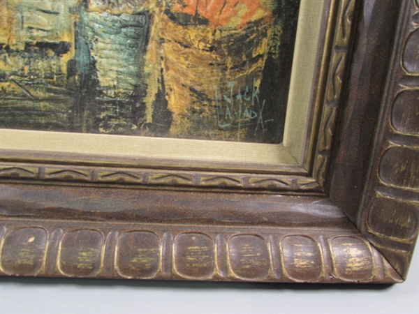 2 VINTAGE FRAMED JACK LAYCOX PRINTS