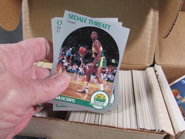 2 BOXES OF ASSORTED BASKETBALL TRADING CARDS