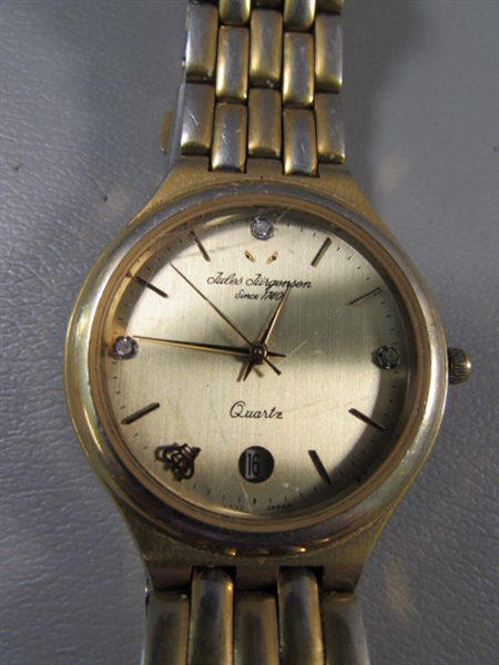 4 VINTAGE WATCHES & A POCKET WATCH