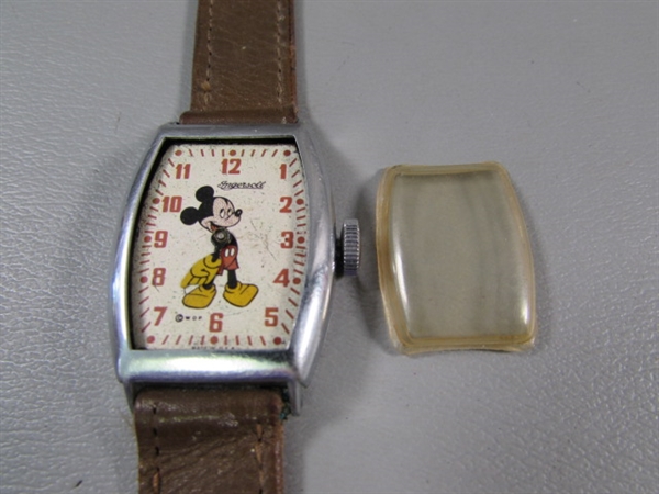 VINTAGE MICKEY & MINNIE MOUSE WATCHES