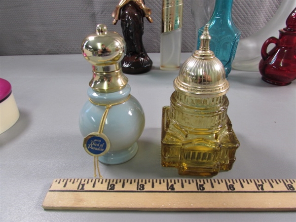 COLLECTION OF AVON BOTTLES & MORE