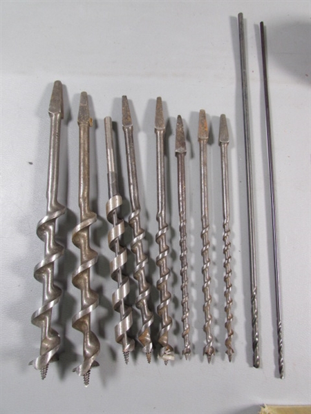 ASSORTED DRILL BITS & MORE