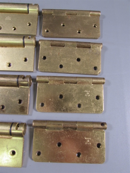 ASSORTED BRASS HINGES