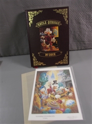 1981 "UNCLE SCROOGE McDUCK" THE LIFE & TIMES W/SIGNED & NUMBERED PRINT