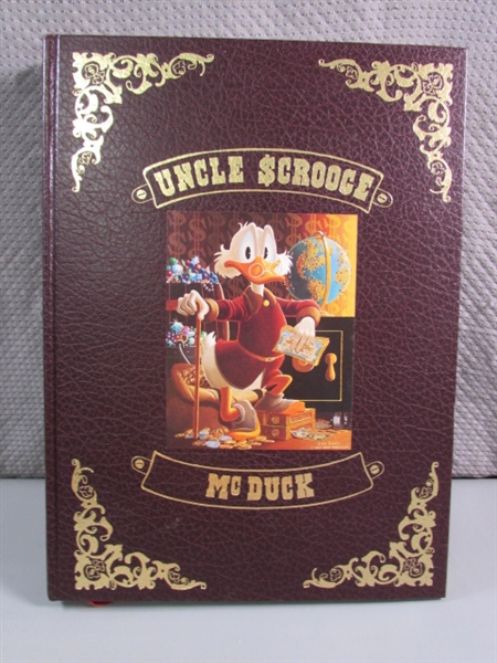 1981 UNCLE SCROOGE McDUCK THE LIFE & TIMES W/SIGNED & NUMBERED PRINT
