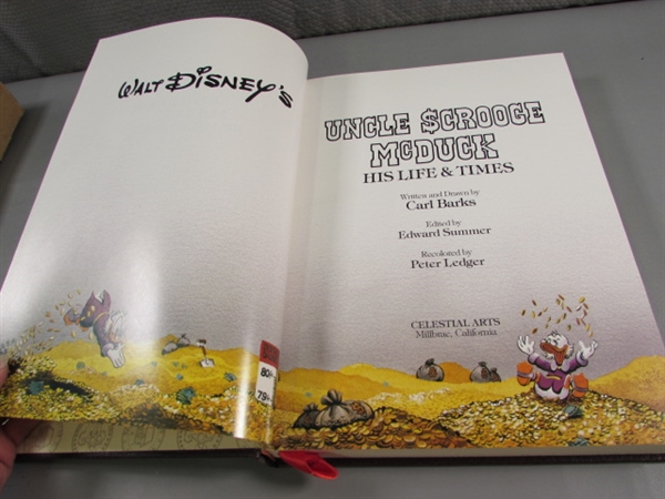1981 UNCLE SCROOGE McDUCK THE LIFE & TIMES W/SIGNED & NUMBERED PRINT