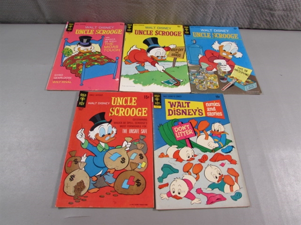 VINTAGE 1970-72 15 CENT UNCLE SCROOGE COMIC BOOKS