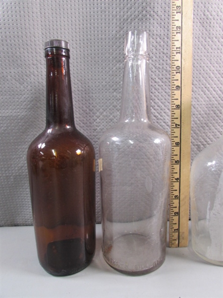 ANTIQUE TO MODERN GLASS BOTTLE COLLECTION