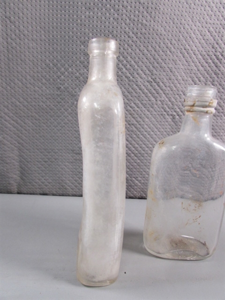 ANTIQUE TO MODERN GLASS BOTTLE COLLECTION