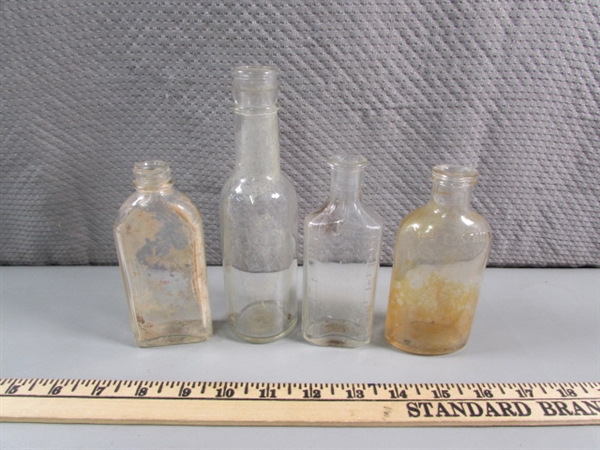 ANTIQUE TO MODERN GLASS BOTTLE COLLECTION