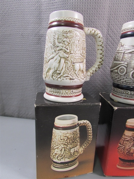 MINI AVON COLLECTIBLE STEINS