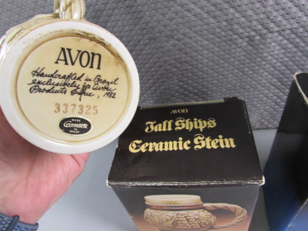 MINI AVON COLLECTIBLE STEINS