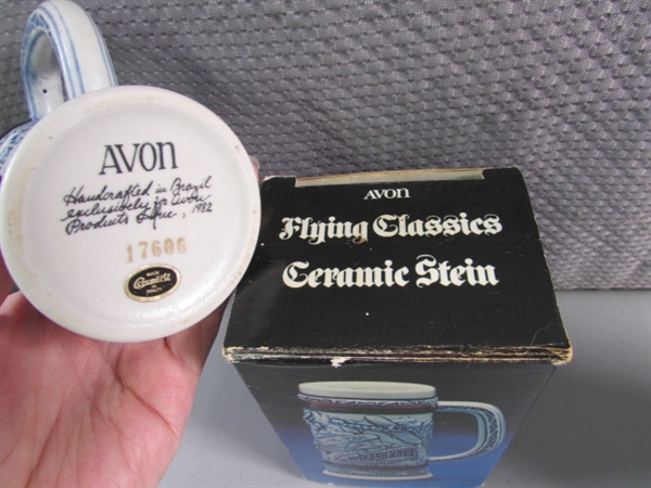 MINI AVON COLLECTIBLE STEINS